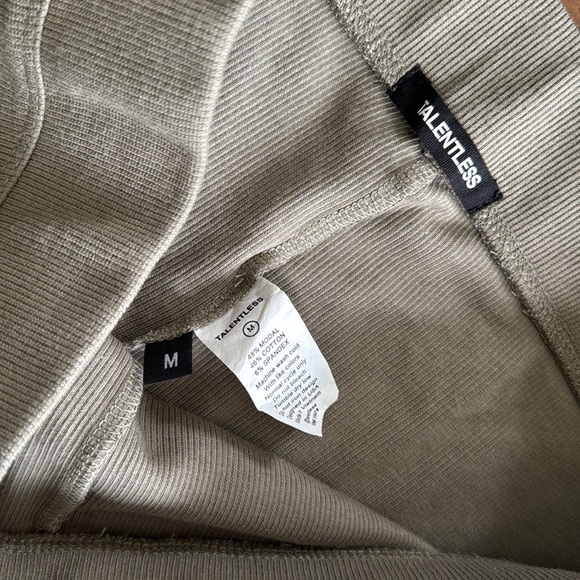 Talentless Ribbed Biker Shorts 3” - Picture 3 of 4